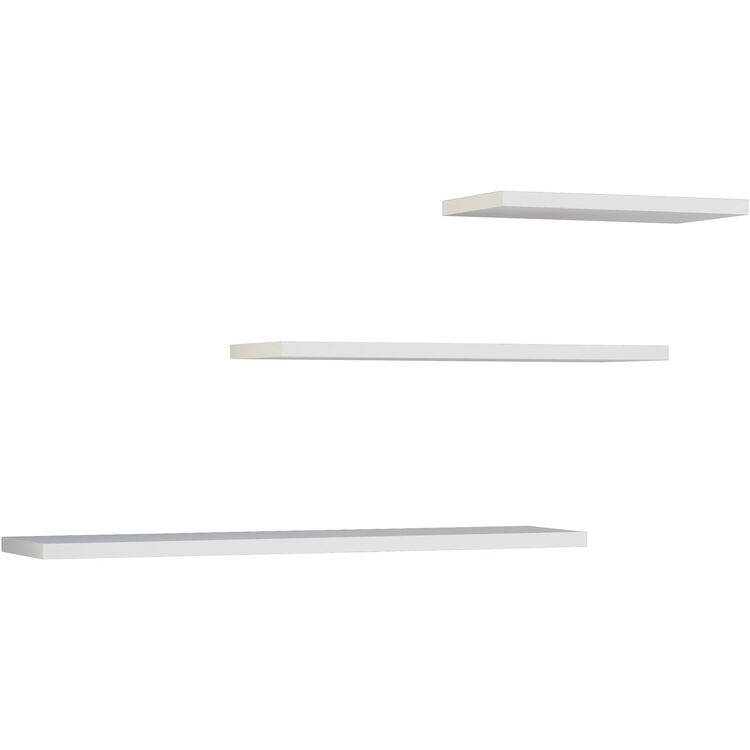 Set de rafturi TopEshop Tobi 3P (White Matt)