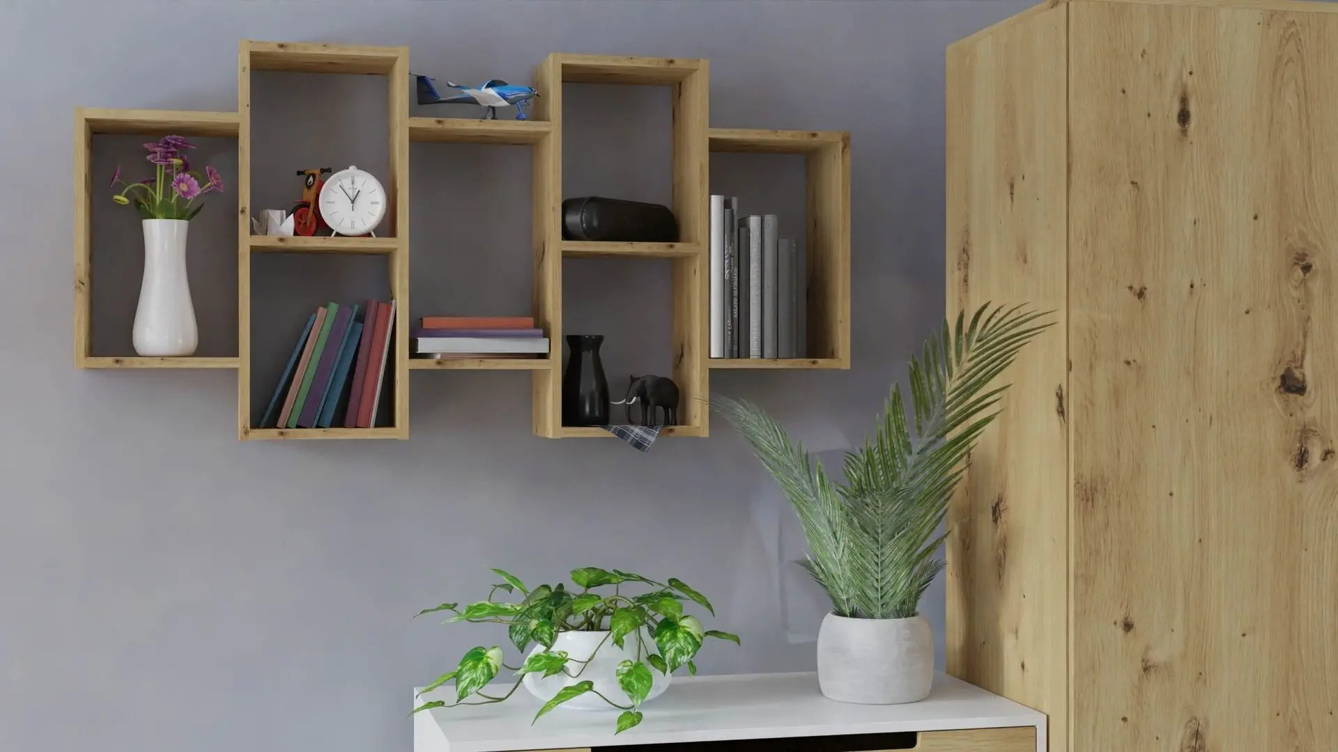 Полка TopEshop Bilbao 7.0 (Artisan Oak)