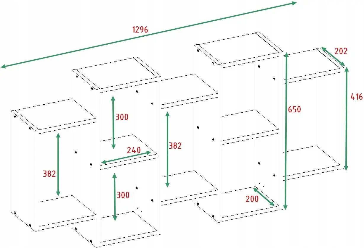 Полка TopEshop Bilbao 7.0 (White Matt)