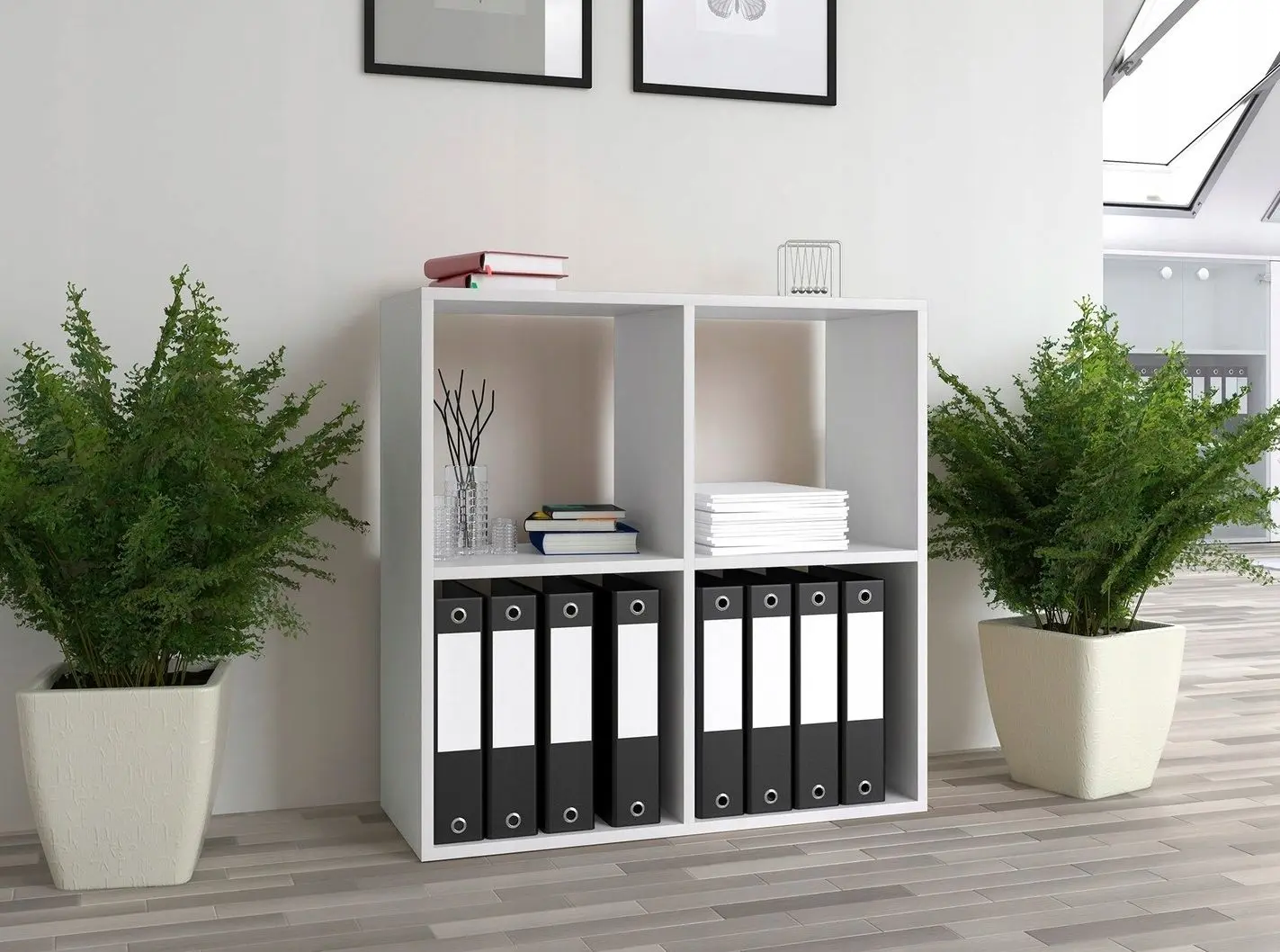 Etajera TopEshop Malax 2x2 (White Matt)