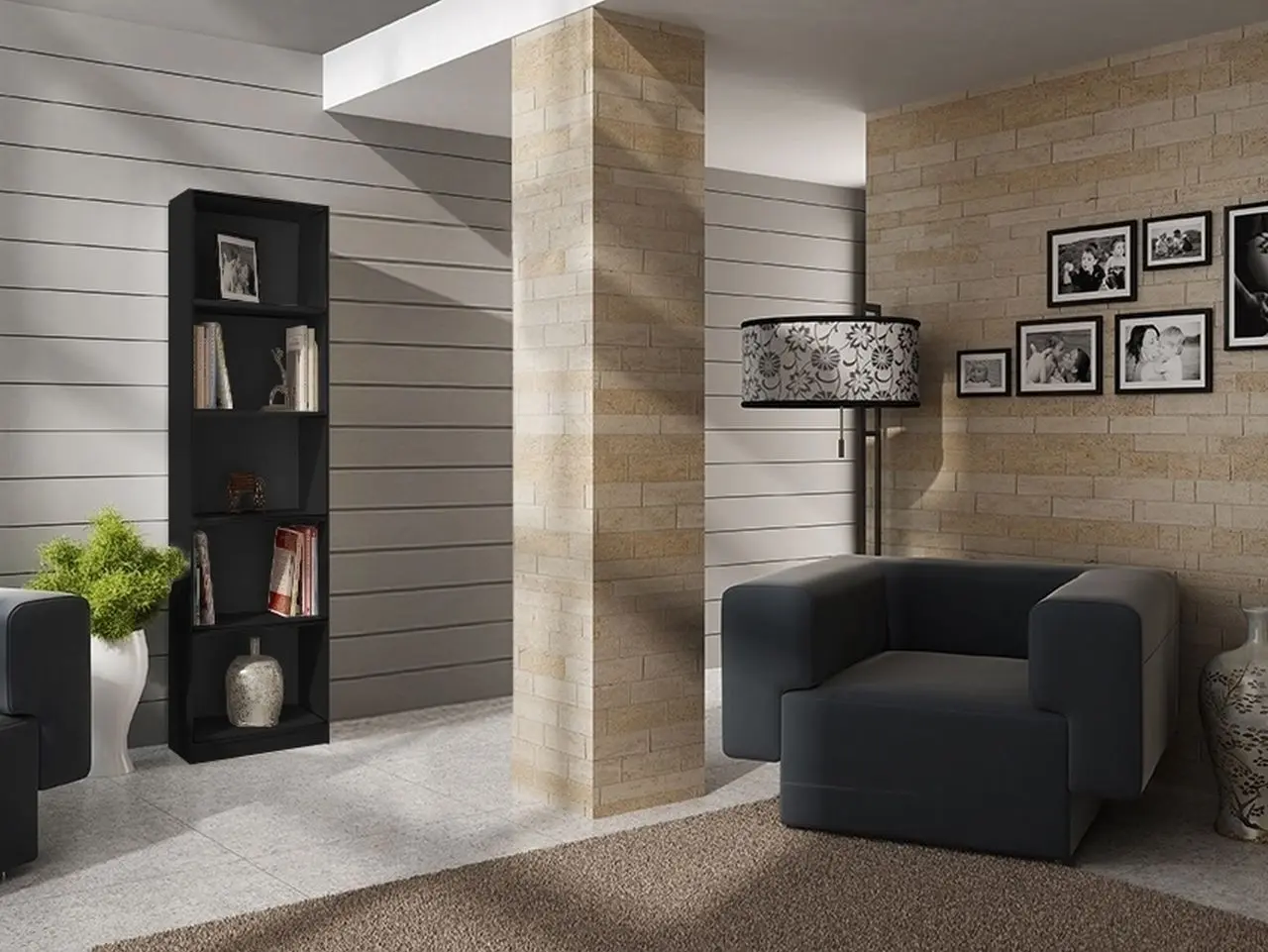 Etajera TopEshop R-40 (Black)