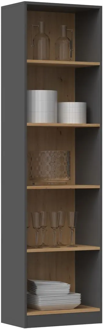 Etajera TopEshop R-50 (Anthracite/Artisan Oak)