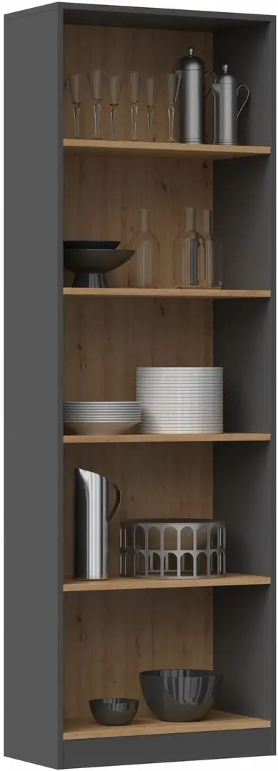 Etajera TopEshop R-60 (Anthracite/Artisan Oak)