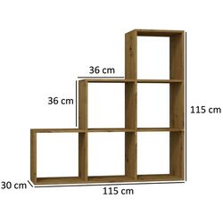 Etajera TopEshop Step RS-30 (Artisan Oak) Thumb