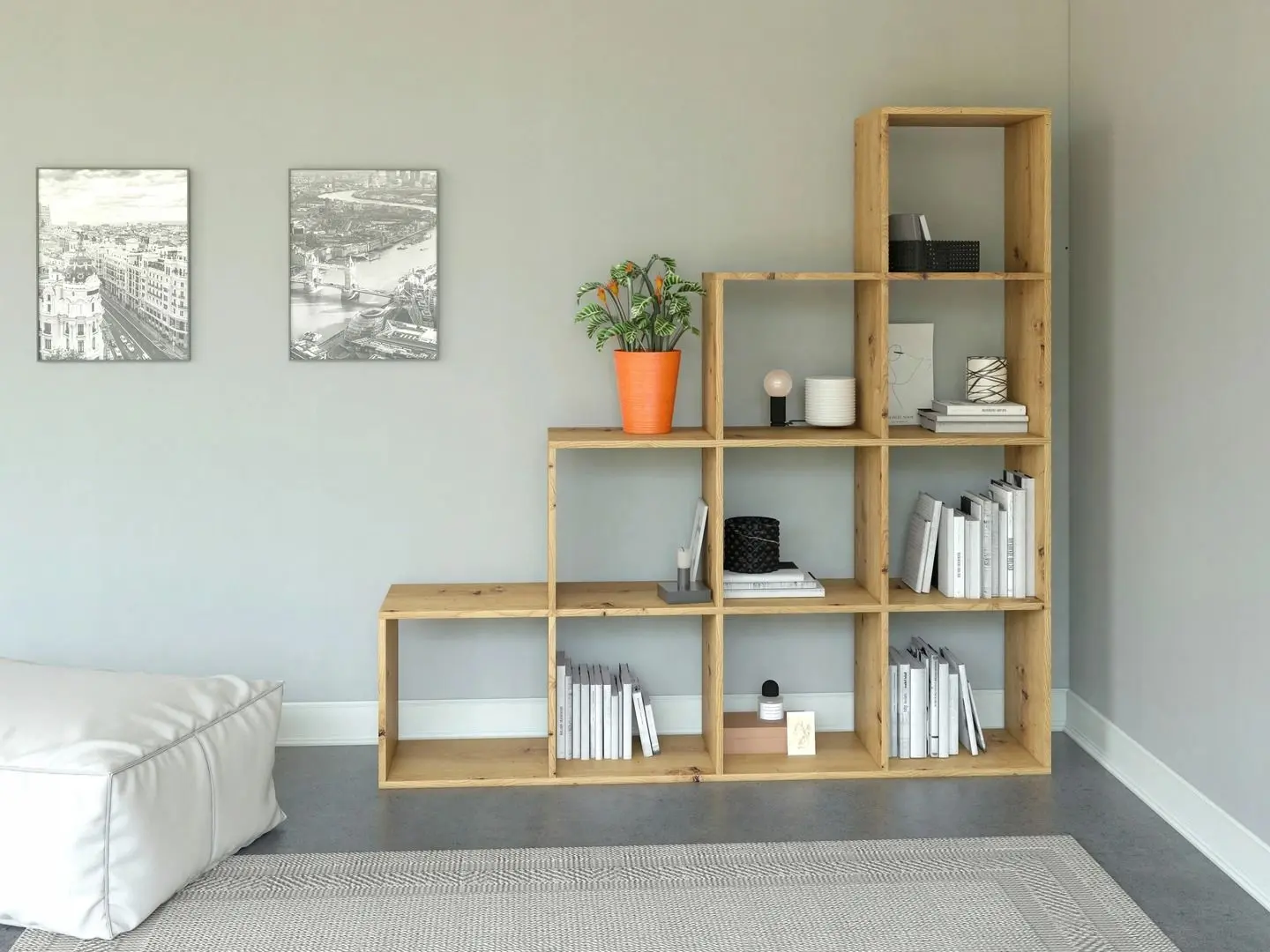 Стеллаж TopEshop Step RS-40 (Artisan Oak)