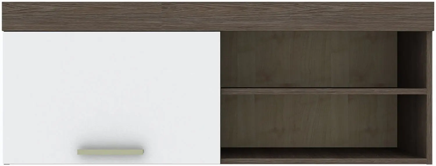 Raft suspendat Yasen Tenessi MDF (Ilm Bergamo/White Gloss)