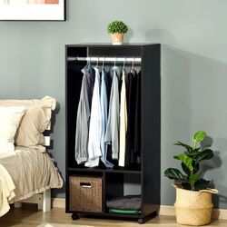 Система хранения Homcom 831-208BK 60x40x128 cm (Black)
