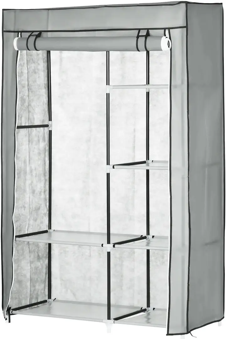 Sistem depozitare Homcom 850-213V00LG 103x43x162 cm (Light Grey)