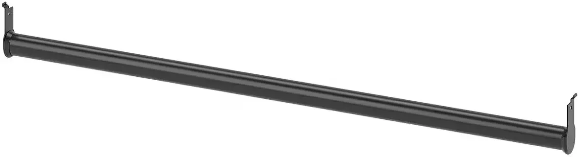 Sistem depozitare Ikea Boaxel rafturi/bara 62x40x201 (Antracit)