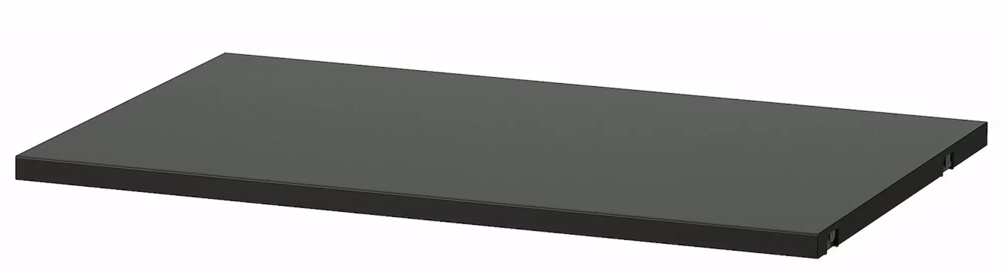 Sistem de depozitare Ikea Boaxel rafturi/bare 125x40x101 (Antracit)