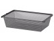 Sistem de depozitare Ikea Boaxel rafturi/bare/cos 187x40x201 (Antracit)