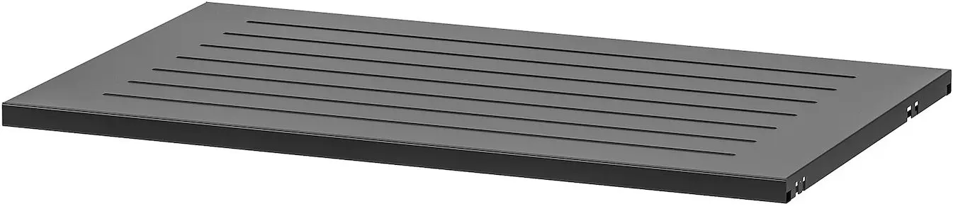 Система хранения Ikea Boaxel полки/штнги/корзины 145x40x201 (Антрацит)