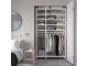 Sistem depozitare Ikea Elvarli 125x55x216 (Alb)