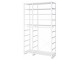 Sistem depozitare Ikea Elvarli 125x55x216 (Alb)