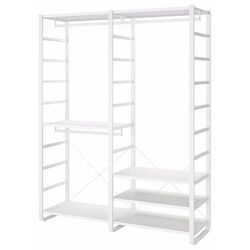 Sistem depozitare Ikea Elvarli 165x55x216 (Alb) Thumb