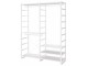 Sistem depozitare Ikea Elvarli 165x55x216 (Alb)