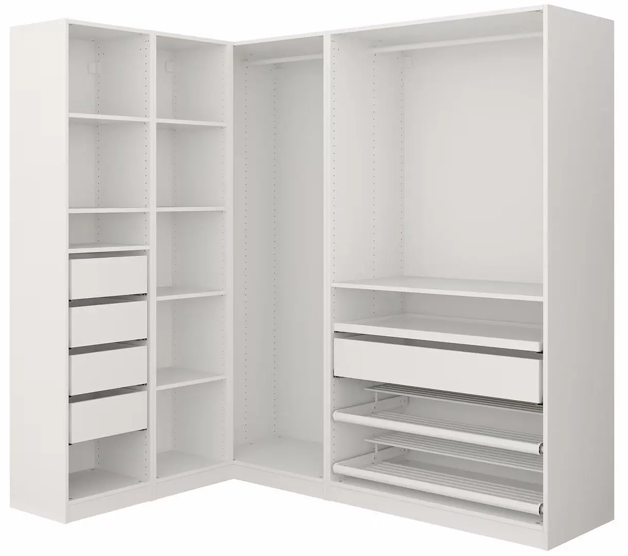 Sistem depozitare Ikea Pax 160/188x201 (Alb)