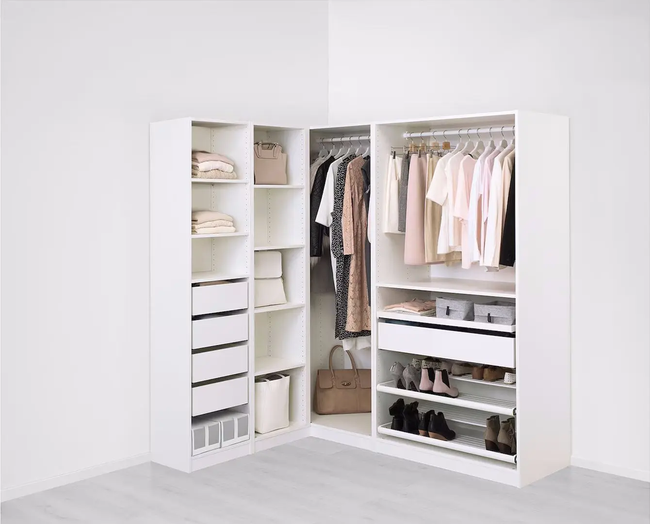 Sistem depozitare Ikea Pax 160/188x201 (Alb)