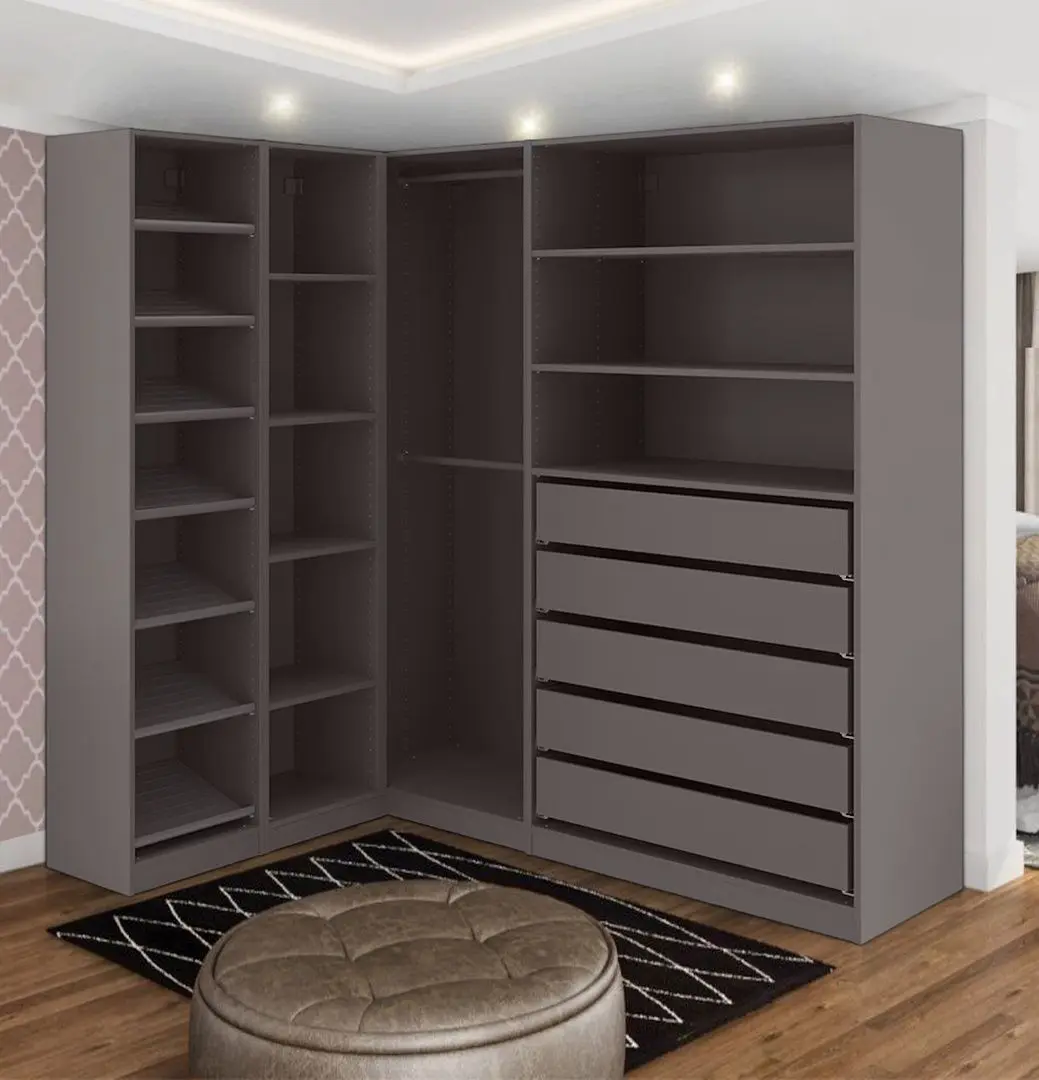 Система хранения Ikea Pax 160/188x236 (Темно-Серый)