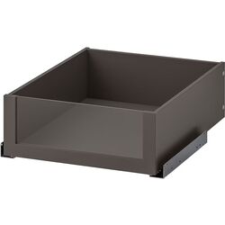 Sistem depozitare Ikea Pax rafturi/bare/sertare/cos 210/160x201 (Gri inchis) Thumb