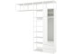 Sistem depozitare Ikea Platsa/Fonnes 2 usi/3 sertare/rafturi/bara 240x42x261 (Alb)