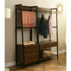 Sistem depozitare Signal Ava A (Walnut/Black) Thumb