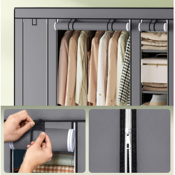 Sistem depozitare Songmics LSF03G (Grey) Thumb