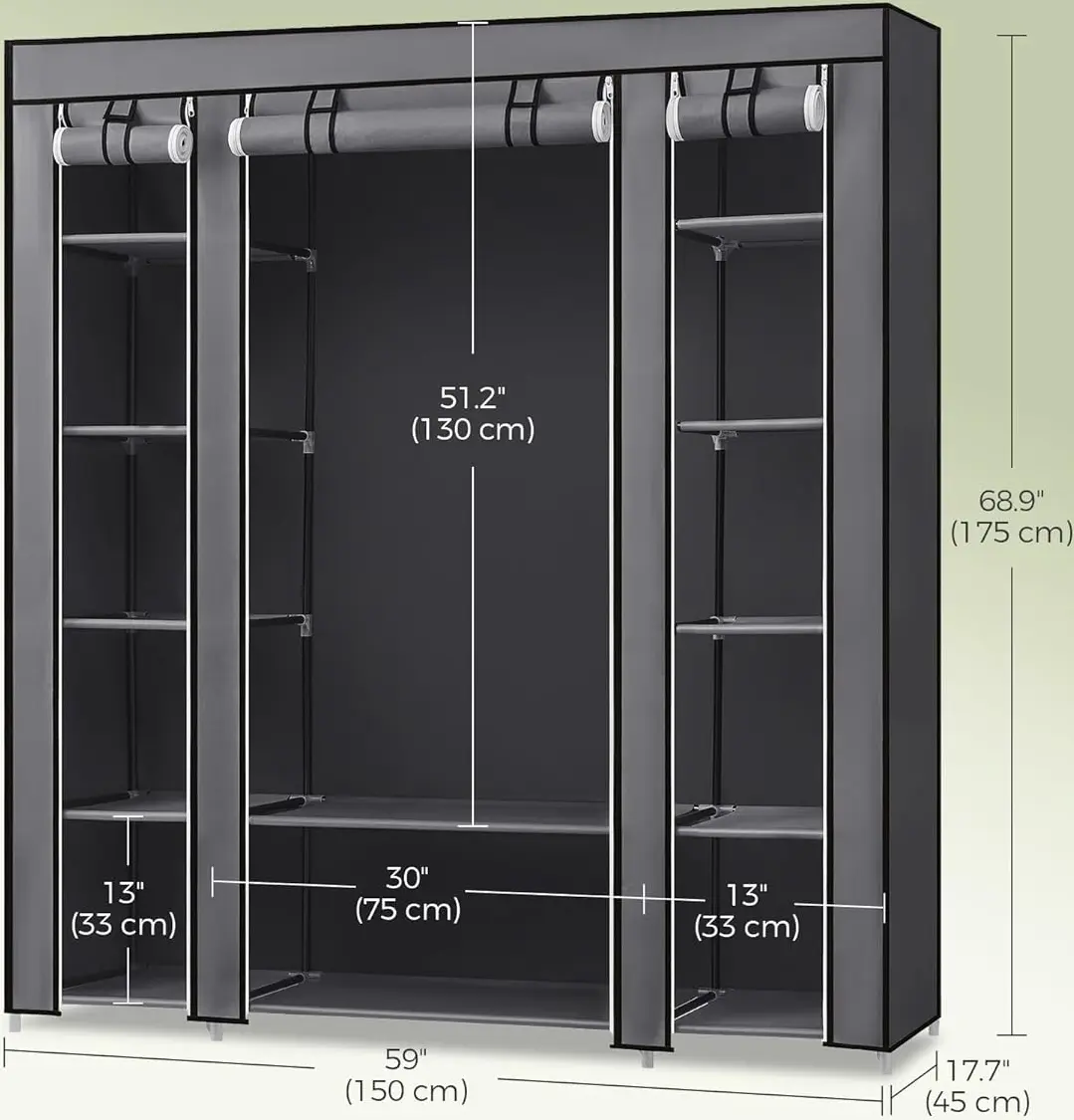 Sistem depozitare Songmics LSF03G (Grey)