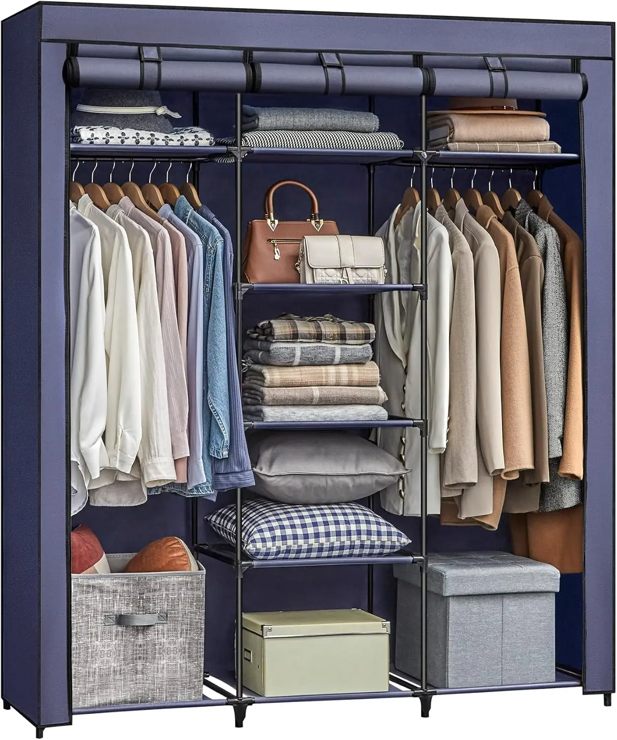 Sistem depozitare Songmics RYG012I02 (Dark Blue)