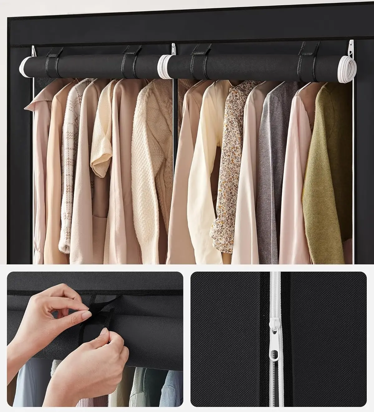 Sistem depozitare Songmics RYG02BK (Black)