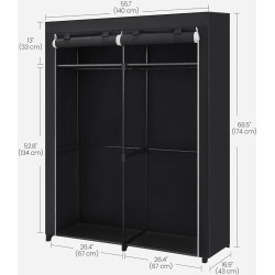 Sistem depozitare Songmics RYG02BK (Black) Thumb