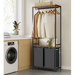 Система хранения Vasagle BLH231B02 (Rustic Brown/Black)