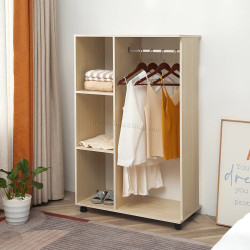 Открытый шкаф для одежды Homcom 831-078 (Natural)
