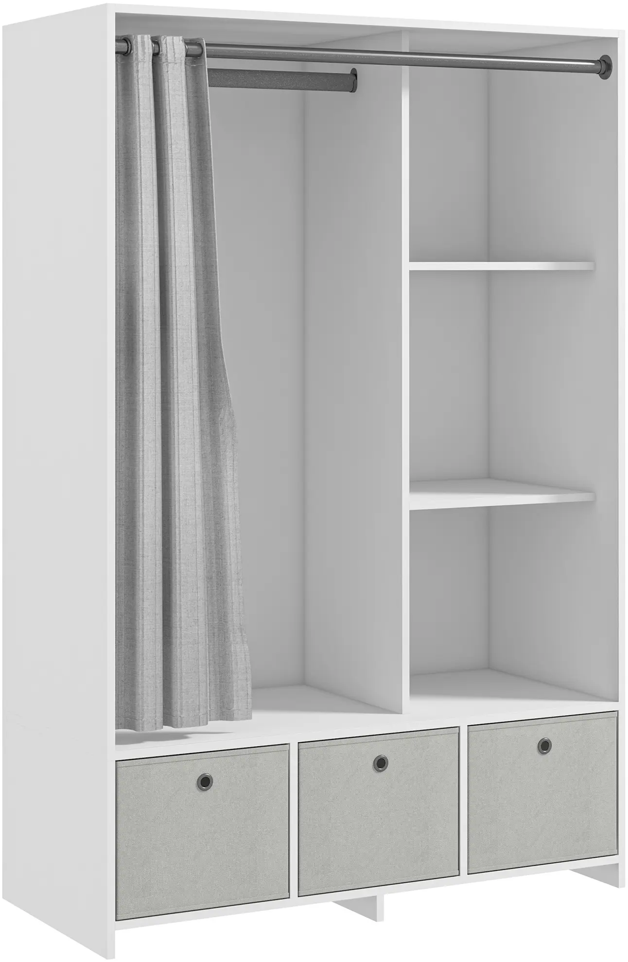 Система хранения Homcom 831-573V00WT (White/Light Grey) - 2