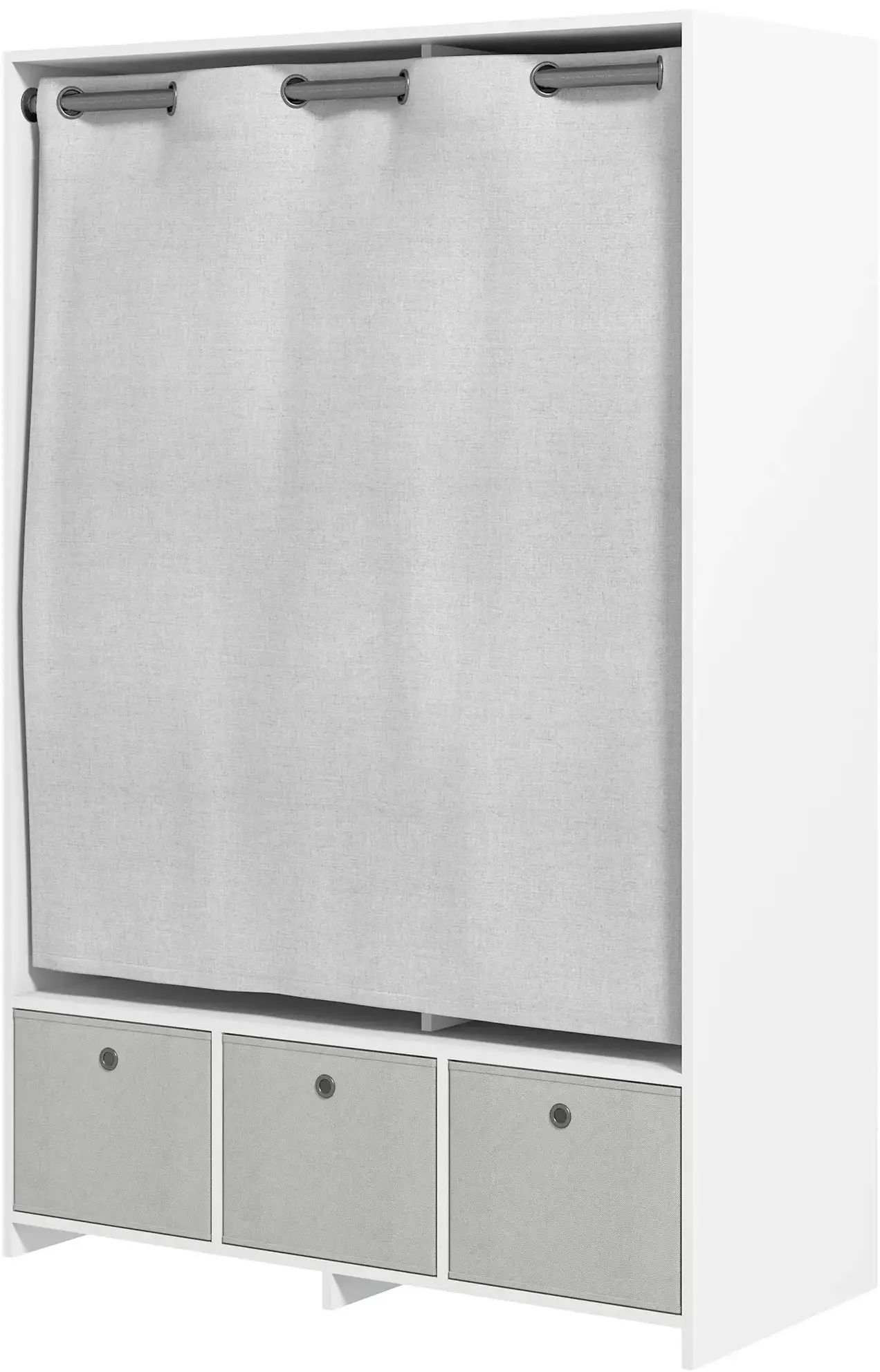 Система хранения Homcom 831-573V00WT (White/Light Grey) - 3