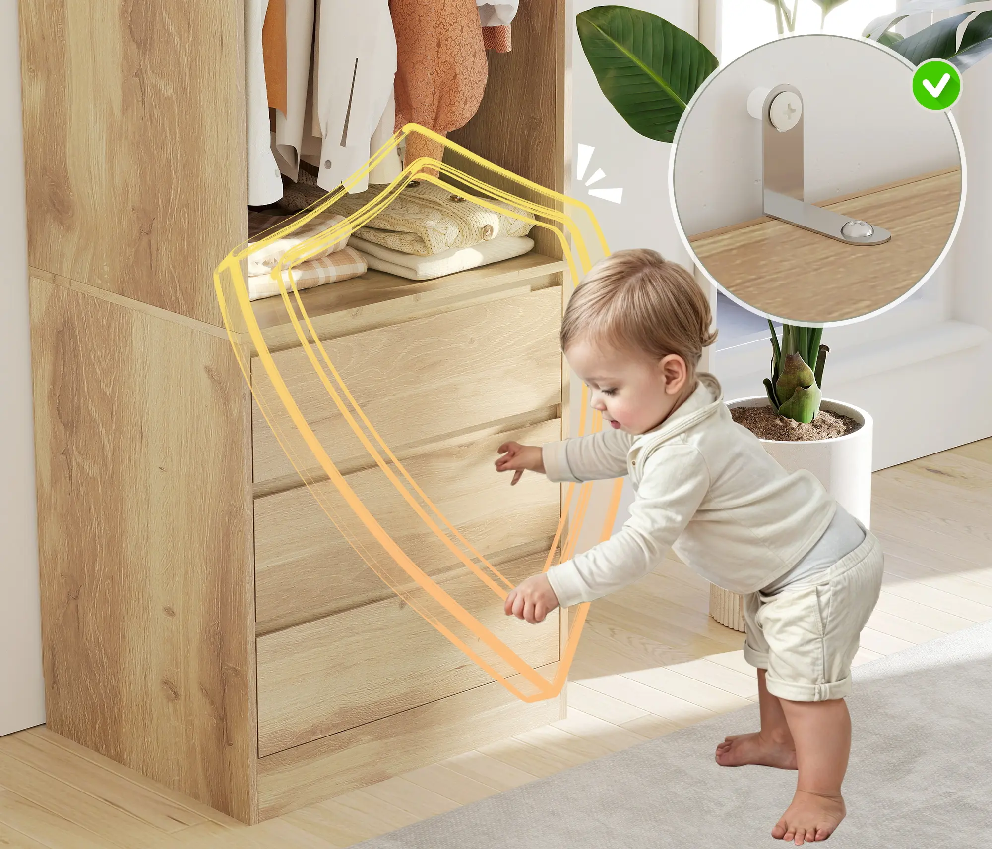 Система хранения Homcom 831-921V80TK (Natural Wood) - 4