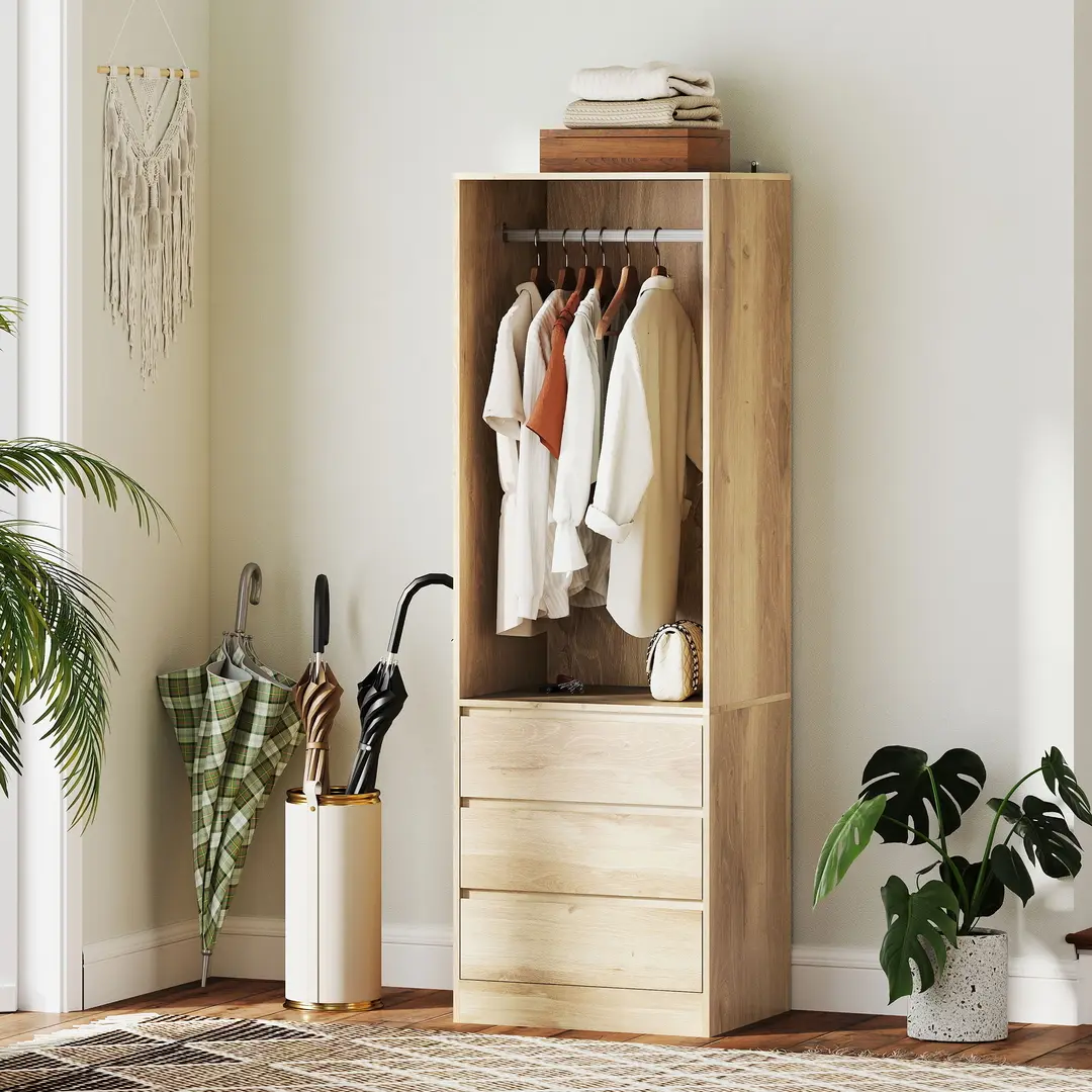Система хранения Homcom 831-921V80TK (Natural Wood)