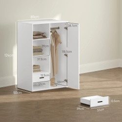 Система хранения Homcom 831-967V00WT (White) Thumb