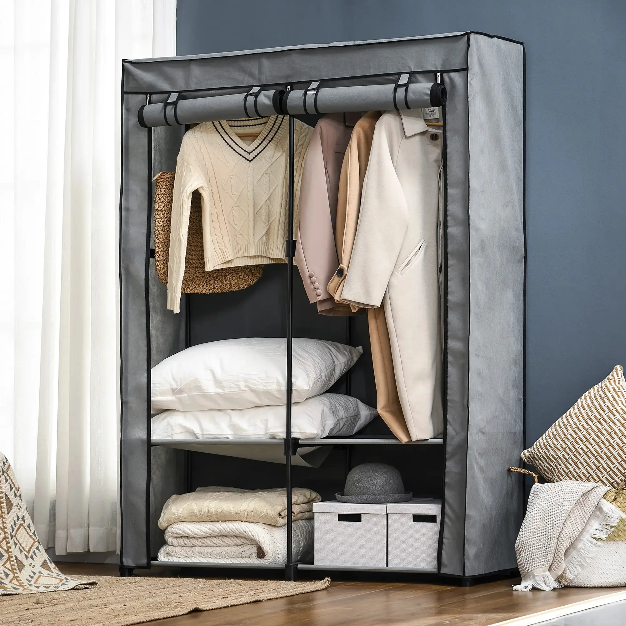 Система хранения Homcom 850-209V00LG (Light Grey) - 5