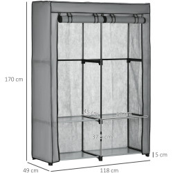 Система хранения Homcom 850-209V00LG (Light Grey) Thumb