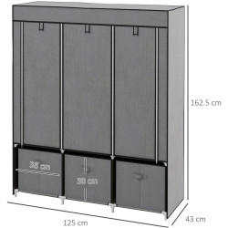 Система хранения Homcom 850-210V00CG (Dark Grey) Thumb