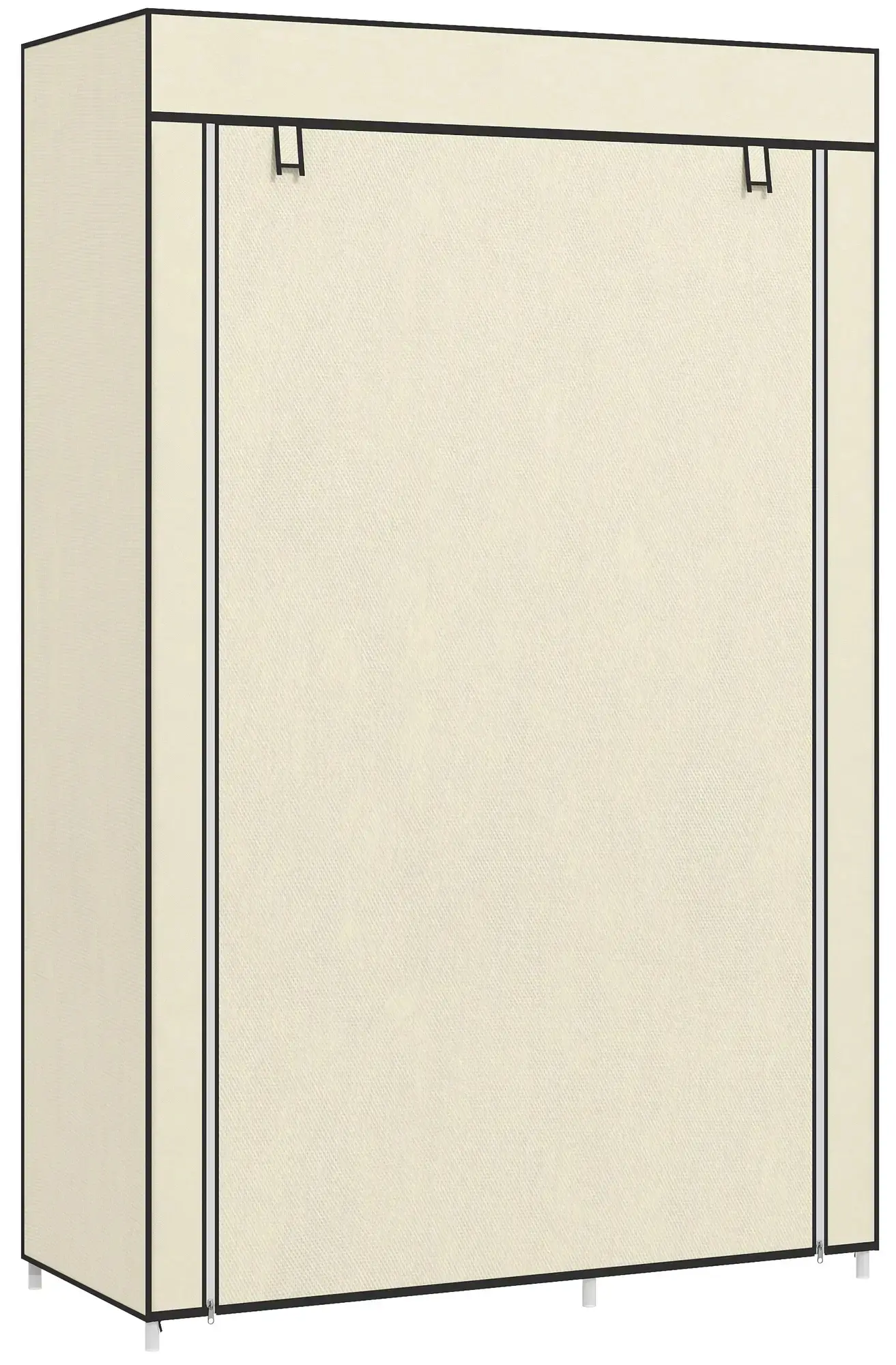 Тканевый шкаф для одежды Homcom 850-213V00CW (Cream White) - 2