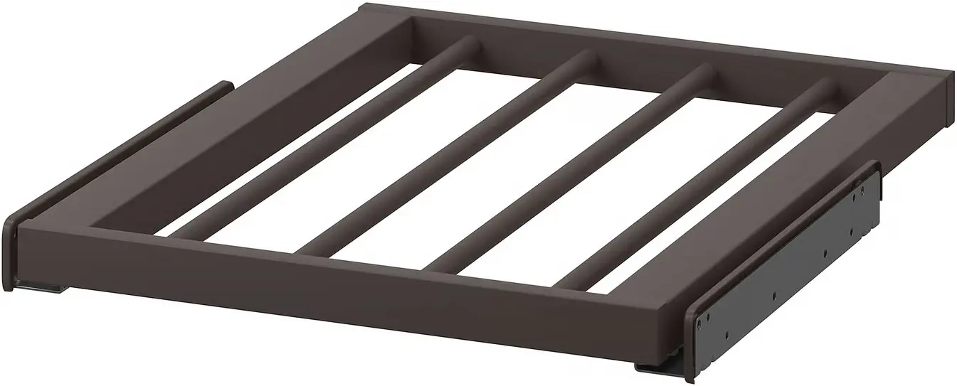 Система хранения Ikea Pax полки/штанги/ящики/корзина/стеллаж 210/180x201 (Тёмно-серый/Имитация Дуба) - 9