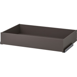 Система хранения Ikea Pax полки/штанги/ящики/корзина/стеллаж 210/180x236 (Тёмно-серый/Имитация Дуба) Thumb