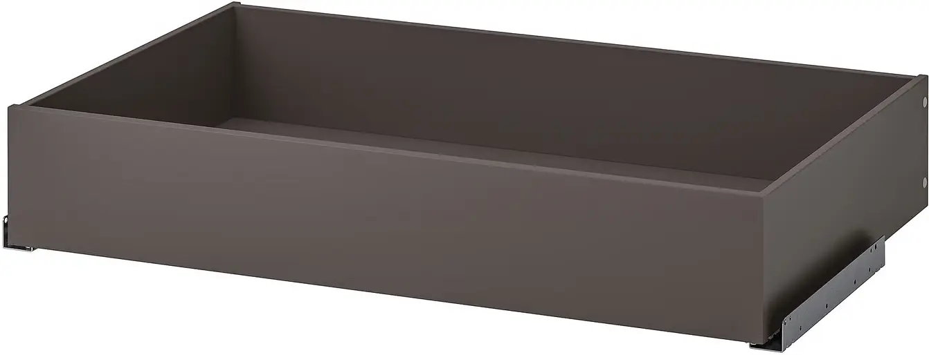 Система хранения Ikea Pax полки/штанги/ящики/корзина/стеллаж 210/180x236 (Тёмно-серый/Имитация Дуба) - 11