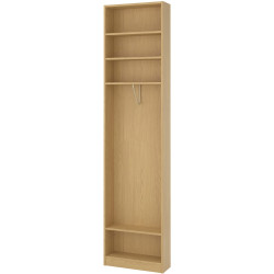 Система хранения Ikea Pax полки/штанги/ящики/корзина/стеллаж 210/180x236 (Тёмно-серый/Имитация Дуба) Thumb