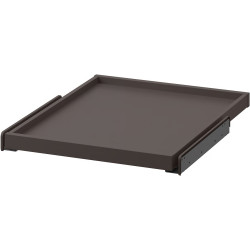 Система хранения Ikea Pax полки/штанги/ящики/корзина/стеллаж 210/180x236 (Тёмно-серый/Имитация Дуба) Thumb