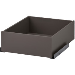 Система хранения Ikea Pax полки/штанги/ящики/корзина/стеллаж 210/180x236 (Тёмно-серый/Имитация Дуба) Thumb