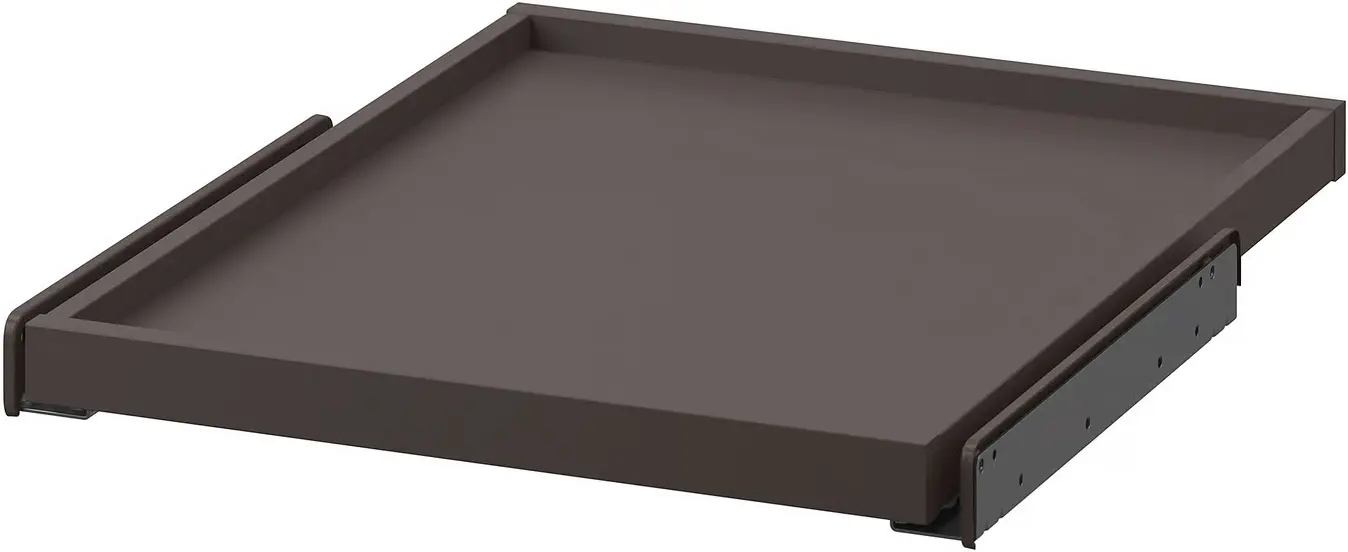 Система хранения Ikea Pax полки/штанги/ящики/корзина/стеллажи 245/180x201 (Тёмно-серый/Имитация Дуба) - 9