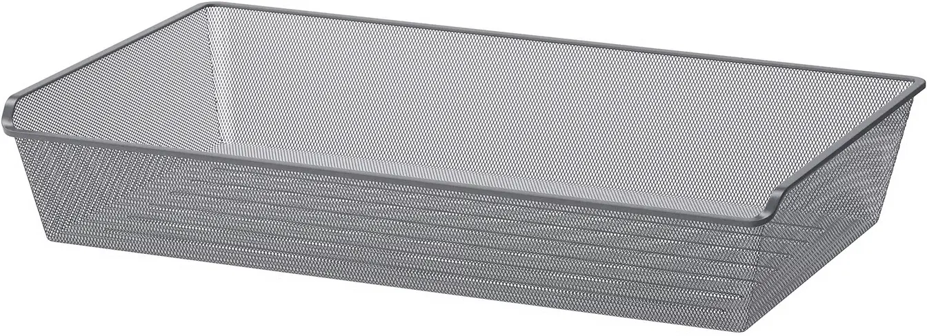 Система хранения Ikea Pax полки/штанги/ящики/корзина/стеллажи 245/180x236 (Тёмно-серый/Имитация Дуба) - 13